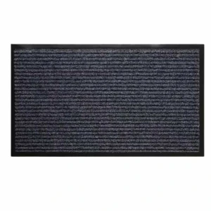 Covoras de intrare double line, 90x150cm, gri