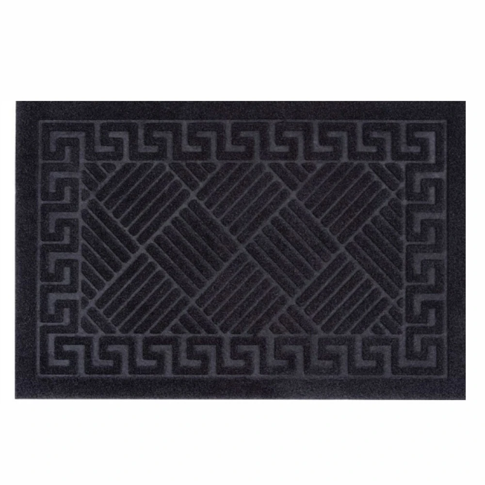 Входной коврик велур, 40x60см, черный 2