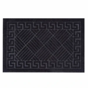 Covoras de intrare velour, 40x60cm, negru