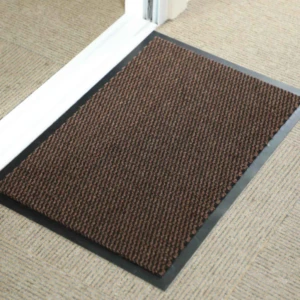 Covoras de intrare wave, 90x150cm, maro