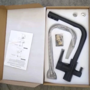 Baterie pentru bucătărie și sistem de filtrare hydro-s 3039, neagră Thumbnail 2