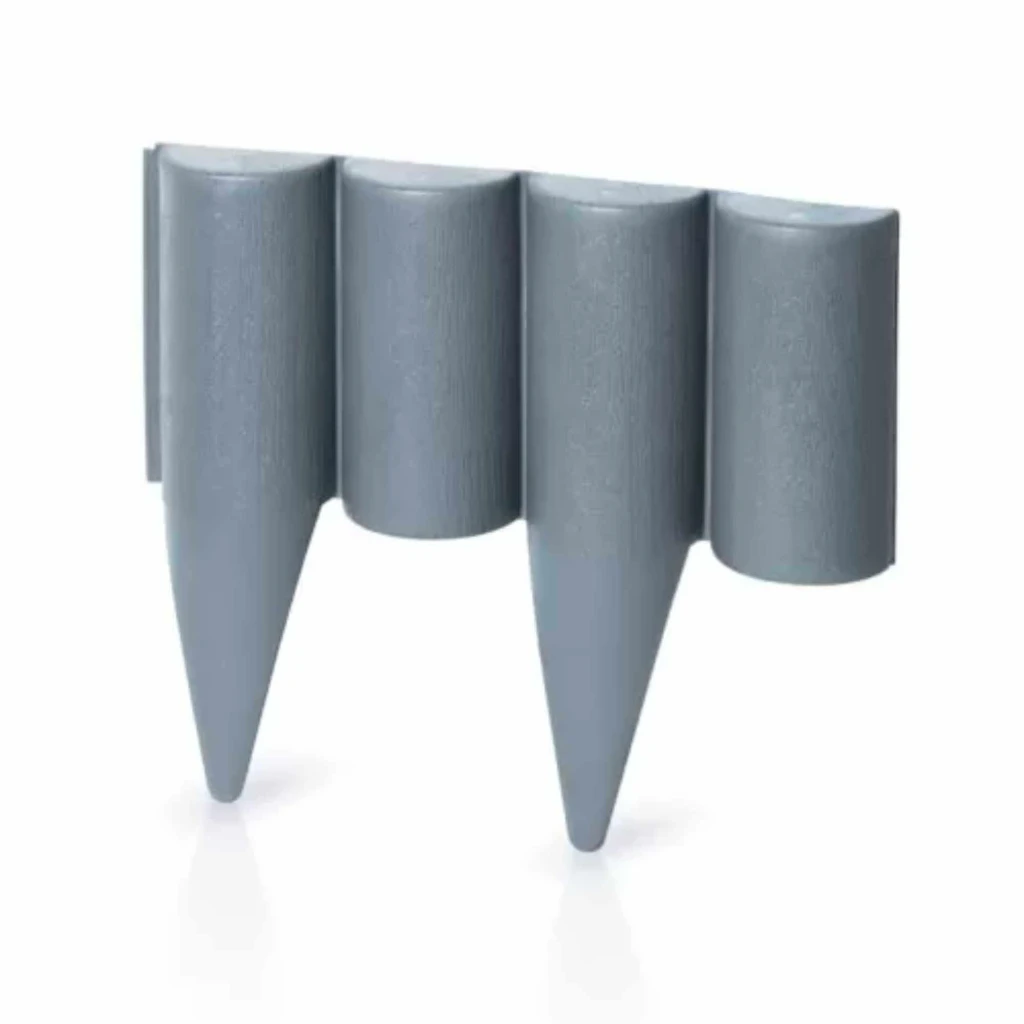 Gard decorativ plastic antracit 2