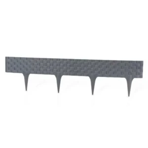 Gard decorativ plastic ratan antracit Thumbnail 2