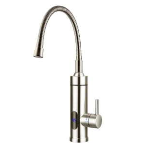 Baterie instant, inox, cu furtun flexibil Thumbnail 2