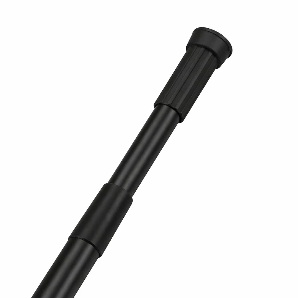 Bară telescopică din inox pentru perdea duă 140-260 cm, neagră 2