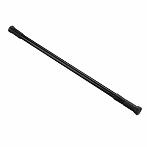 Bară telescopică din inox pentru perdea duă 140-260 cm, neagră Thumbnail 3