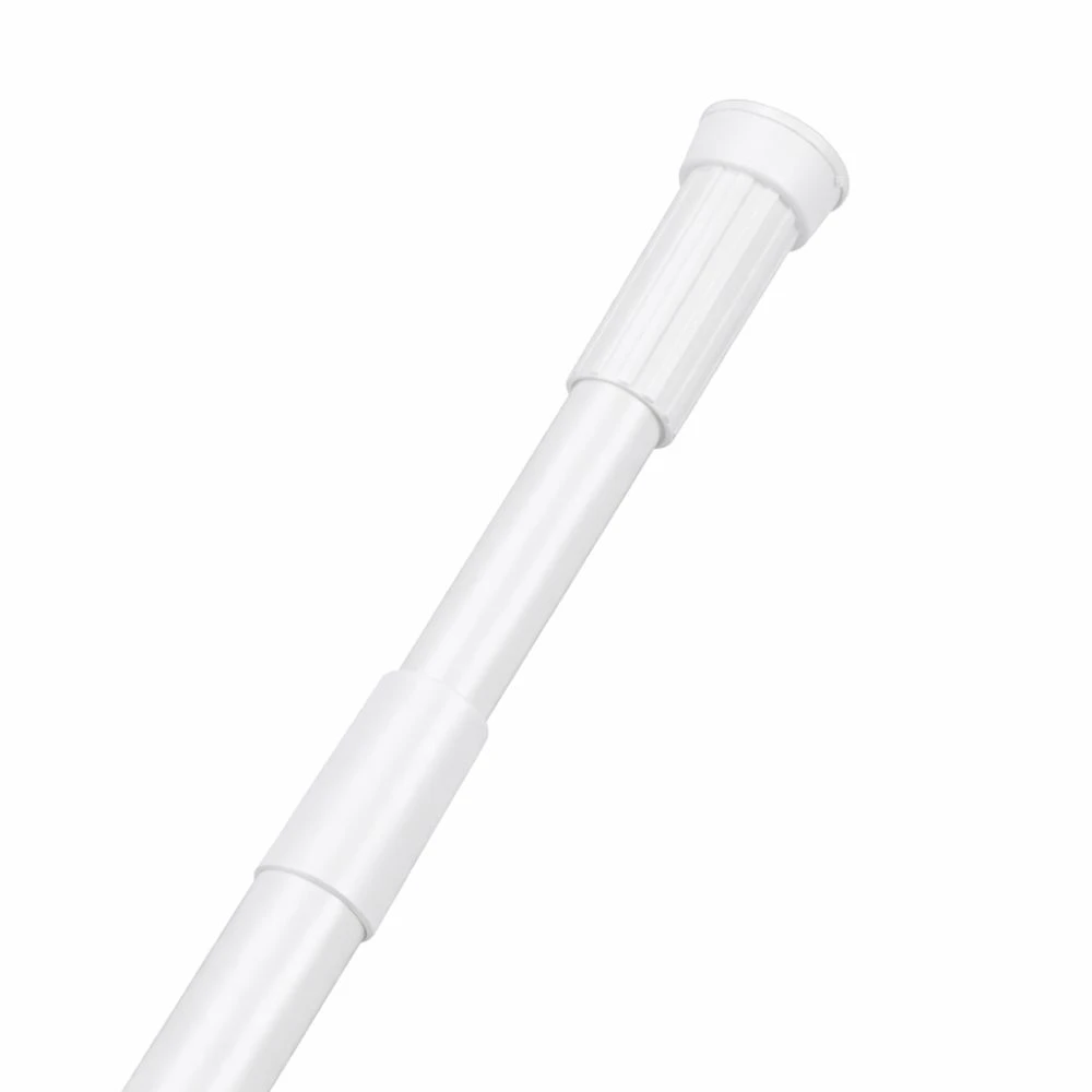 Bară telescopică din inox pentru perdea duă 140-260 cm, albă 2