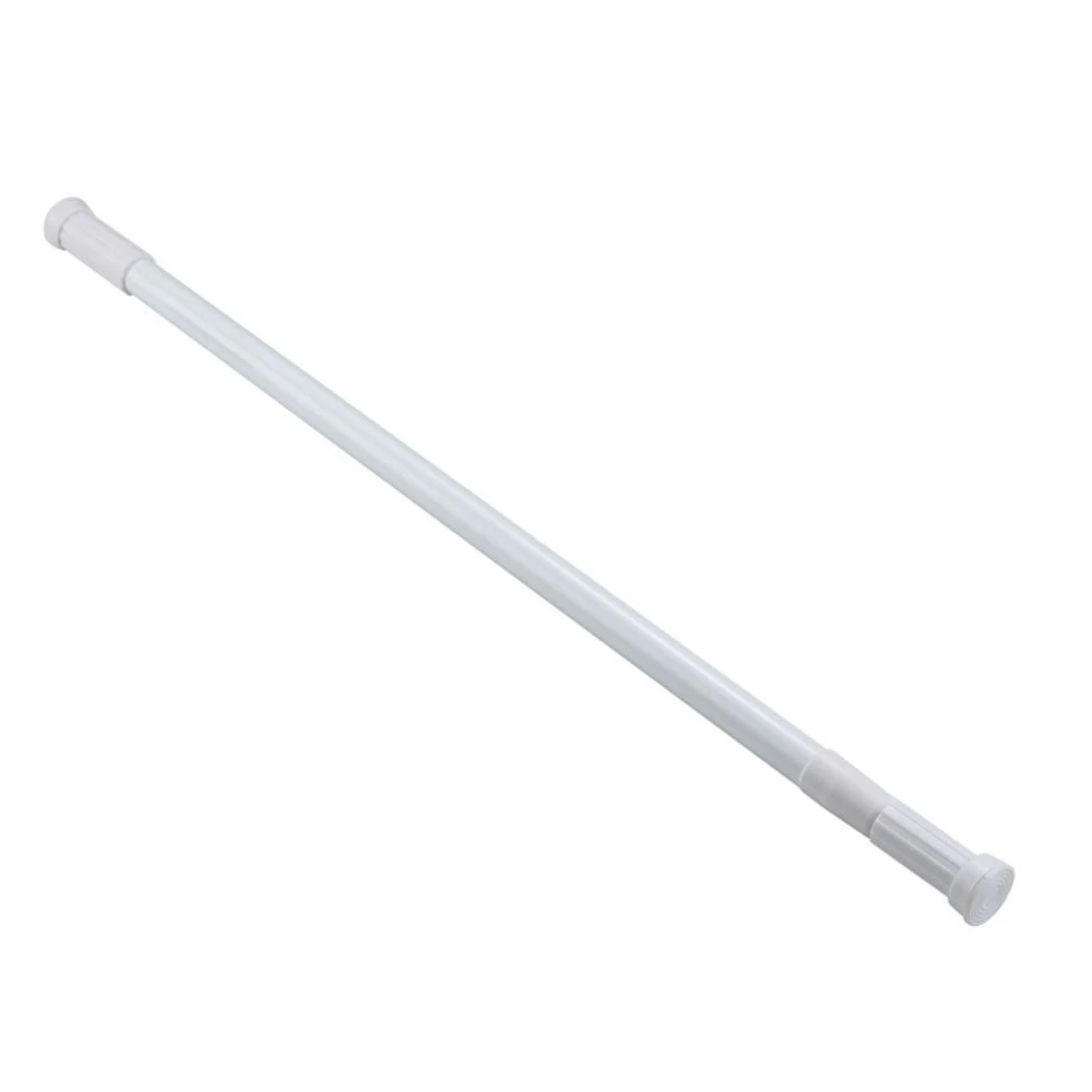 Bară telescopică din inox pentru perdea duă 140-260 cm, albă 3