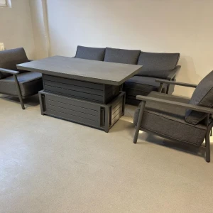 Mobilă pentru terasă 5 persoane, hola scandinavia, antracit