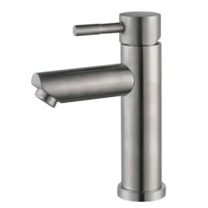 Baterie din inox pentru lavoar, aquafix - 3301, satin