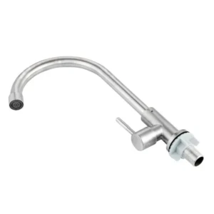 Baterie din inox, apă rece, aquafix - 803, satin