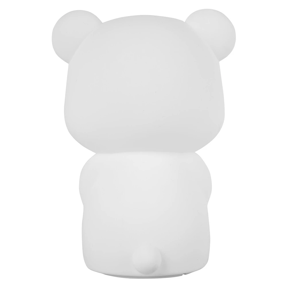 Силиконовый ночник cute series bear, белый 4
