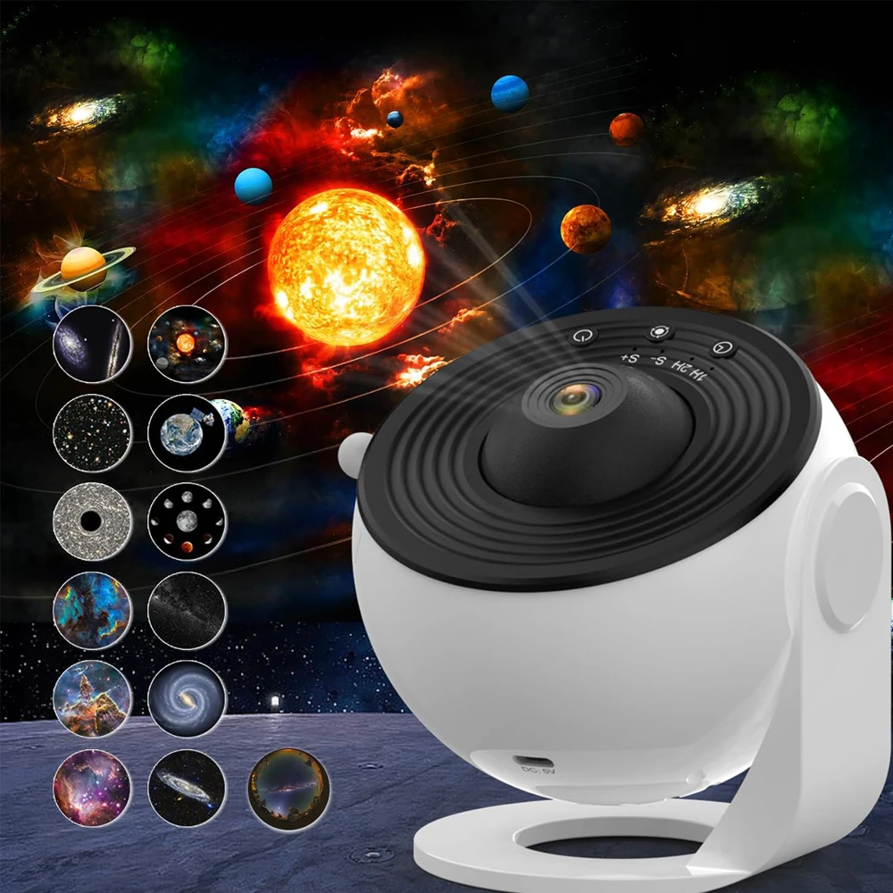 Galaxy projector, with 360° rotation, star projector 2