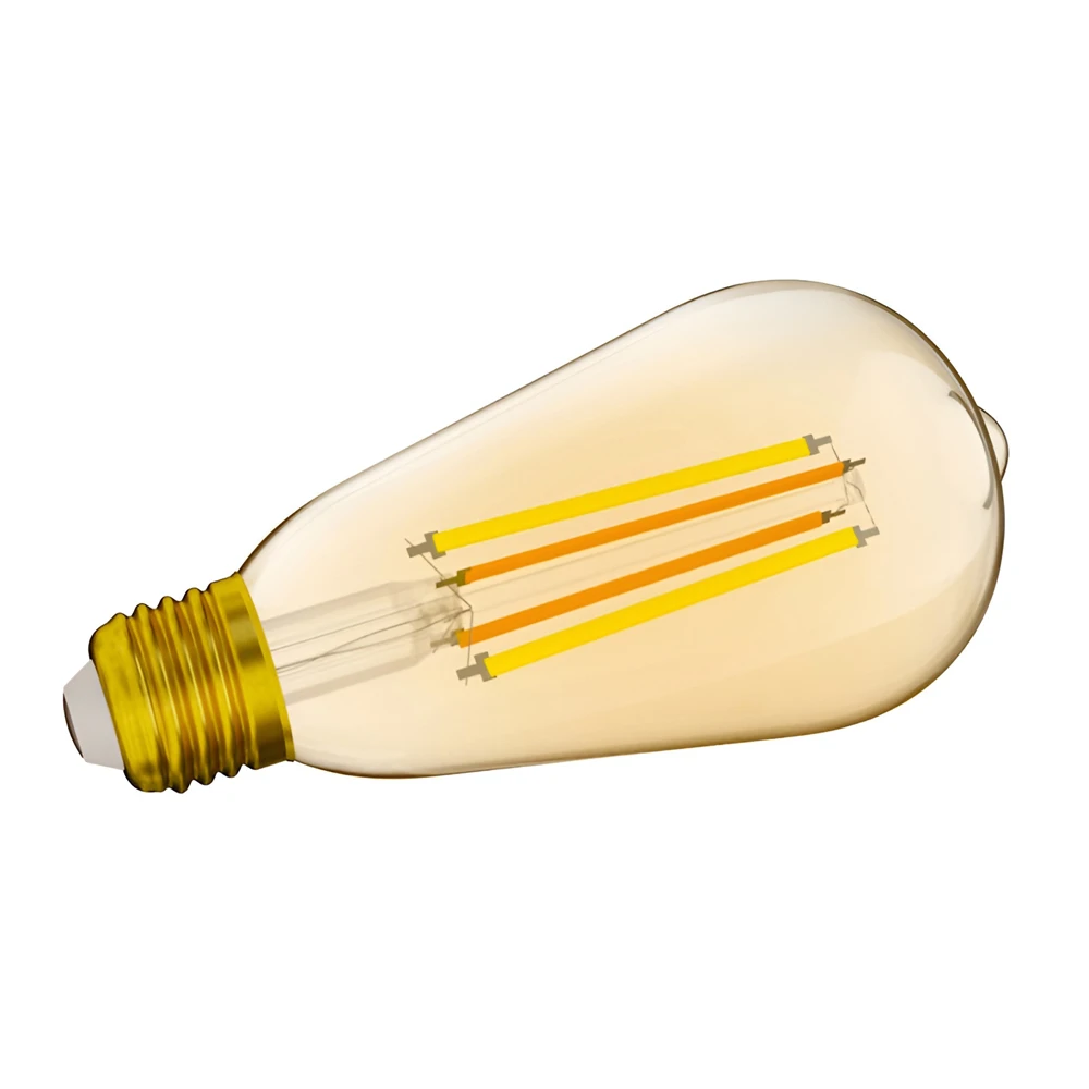 Sonoff smart led filament bulb (amber) wi-fi e27 7w 700lm (b02-f-st64) 2