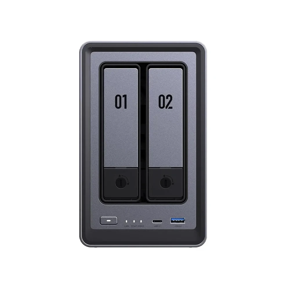 Ugreen network attached storage dxp2800 2-bay (diskless) eu, black 2