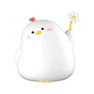 Cute series night light chicken, white