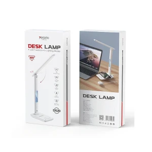 Складная настольная лампа yesido с led-подсветкой и беспроводной зарядкой 10w, 5 режимов освещения, белая Thumbnail 3