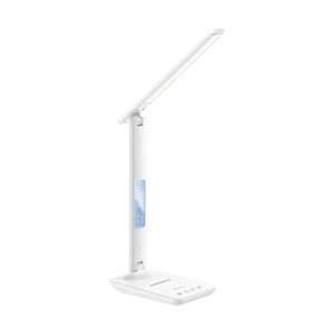 Складная настольная лампа yesido с led-подсветкой и беспроводной зарядкой 10w, 5 режимов освещения, белая