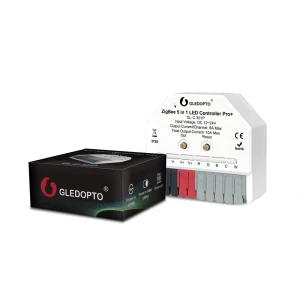 Gledopto zigbee pro+ 5в1 ultra мини led контроллер cct/rgb/rgbw/rgbcct/одноцветный (gl-c-301p), dc12~24v, 6a/канал, макс. 10a выход Thumbnail 3