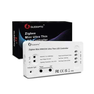 Gledopto zigbee pro ultra thin mini led strip controller ww/cw (gl-c-006p(mini)), dc5~24v, 3a/ch, max 6a output, max 144w output Thumbnail 2