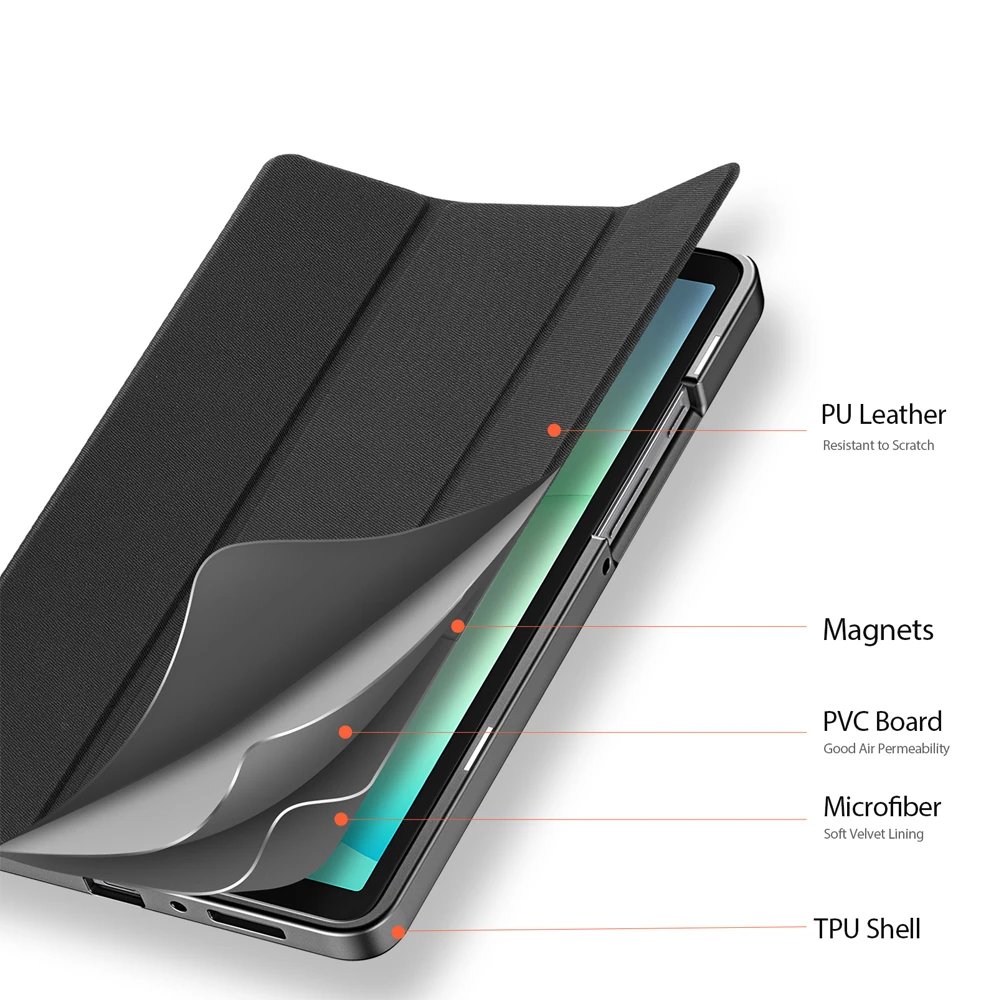 Dux ducis tablet case samsung tab a11 / a9 domo, black 2