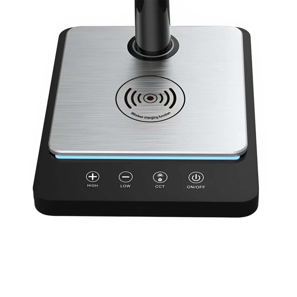 Светодиодная лампа maxcom ml3100 с индукционной зарядкой 10w, черная 3