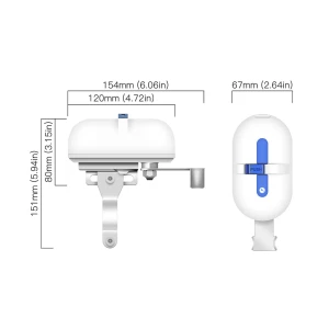 Moes zigbee умный клапан автоматического отключения воды и газа с контроллером и европейским адаптером питания Thumbnail 2