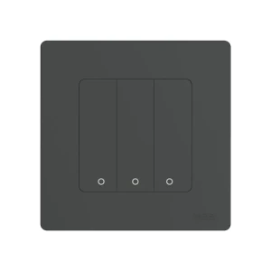 Умная кнопка moes zigbee star ring 3 канала cr2032, серый