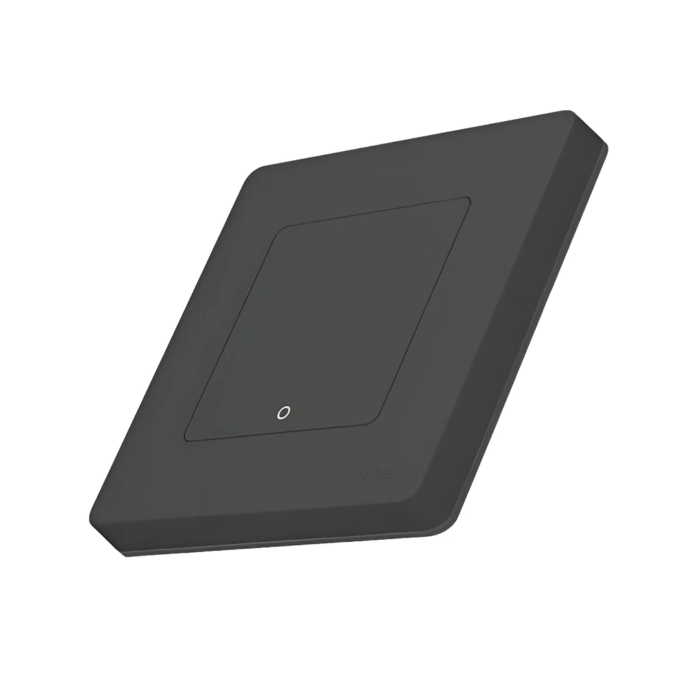 Умная кнопка moes zigbee star ring 1 gang cr2032, серая 2