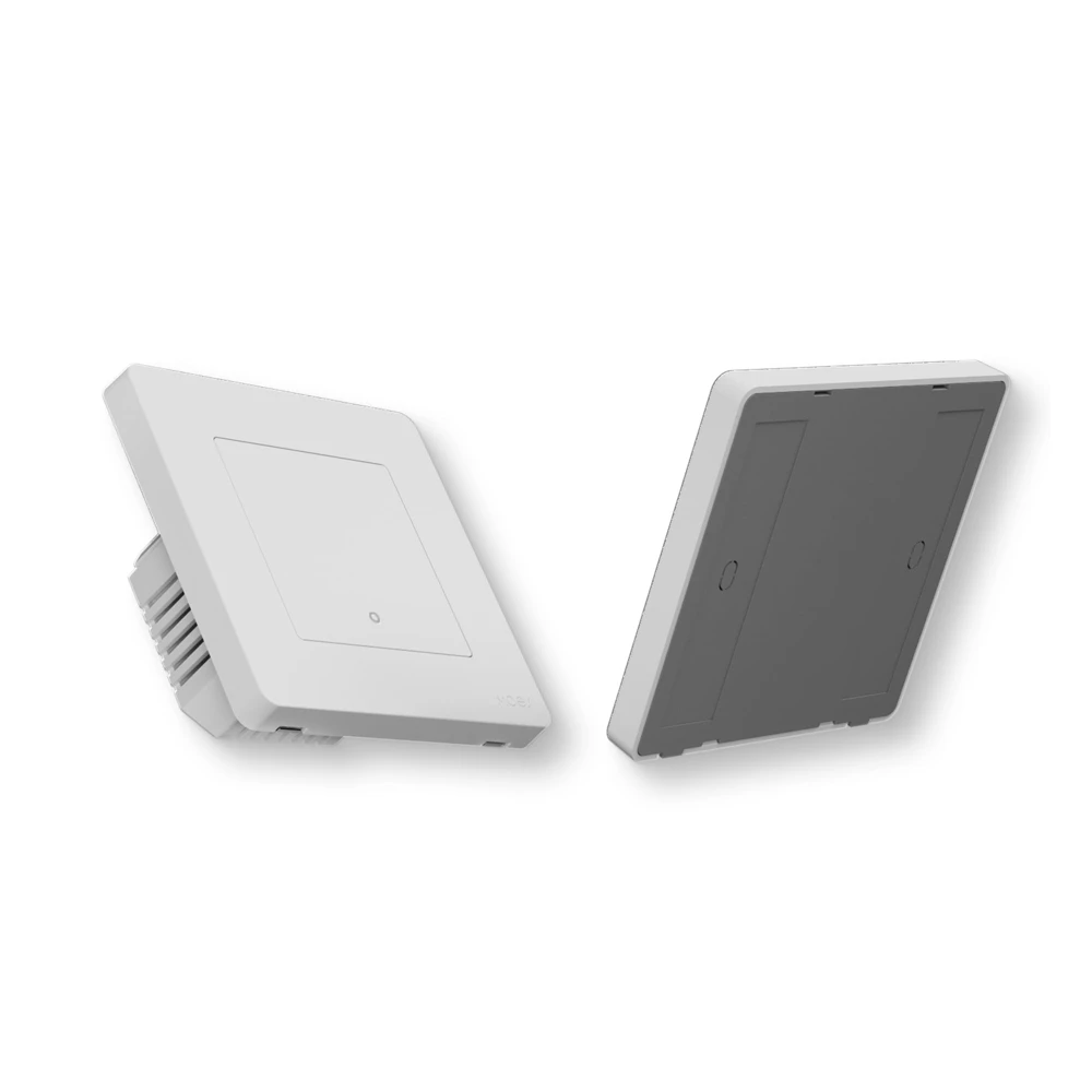 Moes zigbee star ring smart push button switch 1 gang (neutral optional), white 2