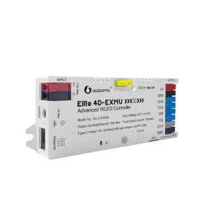 Gledopto elite 4d-exmu advanced esp32 wled цифровой led контроллер rgb/rgbw/rgbcct с 4 выходами, lan (gl-c-618wl), dc5~24v, макс. 15a, макс. 800 ics Thumbnail 2
