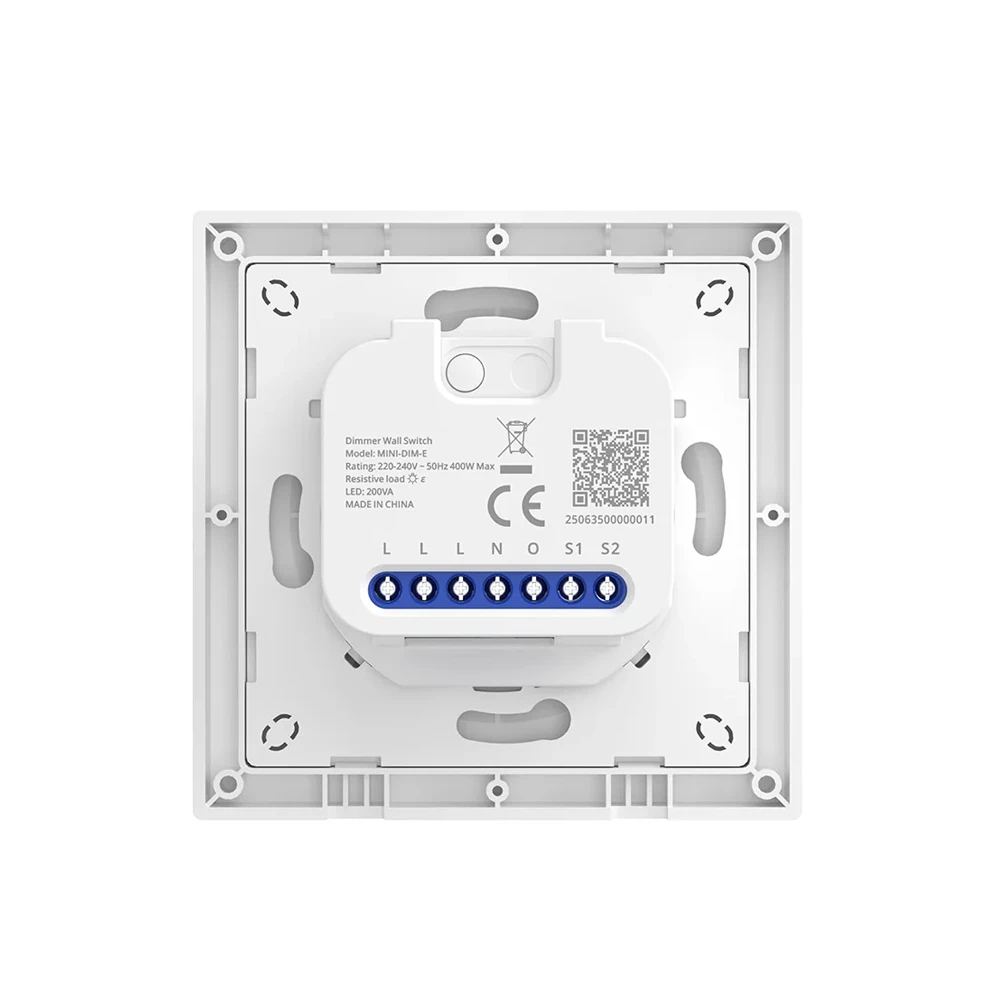 Умный настенный диммер sonoff matter over wi-fi mini extreme mini-dim-e 2