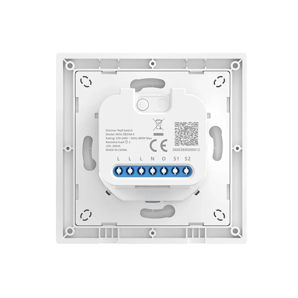 Sonoff zigbee умный настенный диммер мини extreme mini-zbdim-e 2