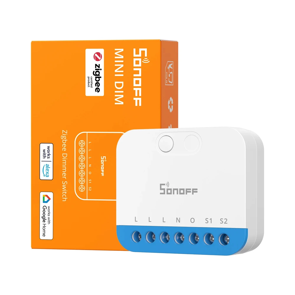 Sonoff zigbee умный диммер выключатель mini extreme mini-zbdim 3