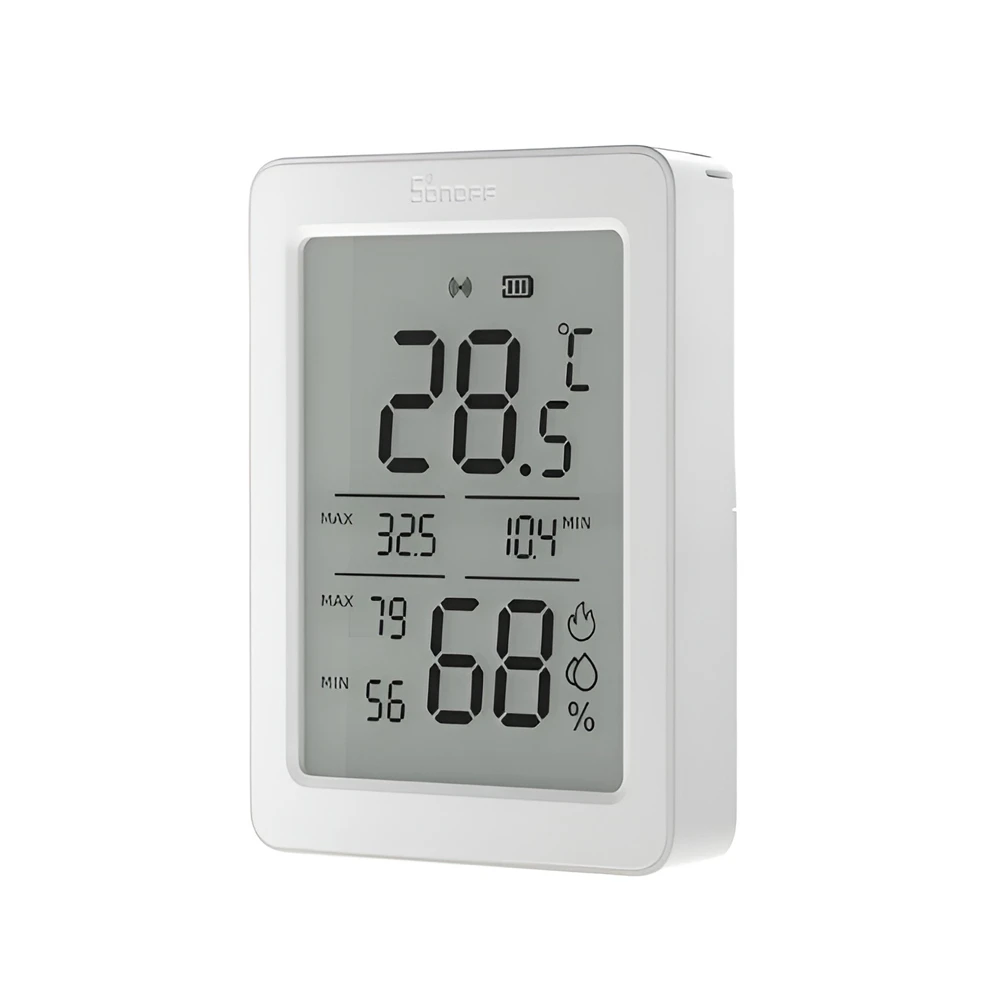 Датчик температуры и влажности sonoff zigbee с жк-дисплеем airguard th 3.6'' (snzb-02dr2) 2