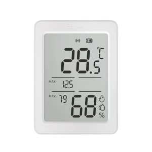 Датчик температуры и влажности sonoff zigbee с жк-дисплеем airguard th 3.6'' (snzb-02dr2)