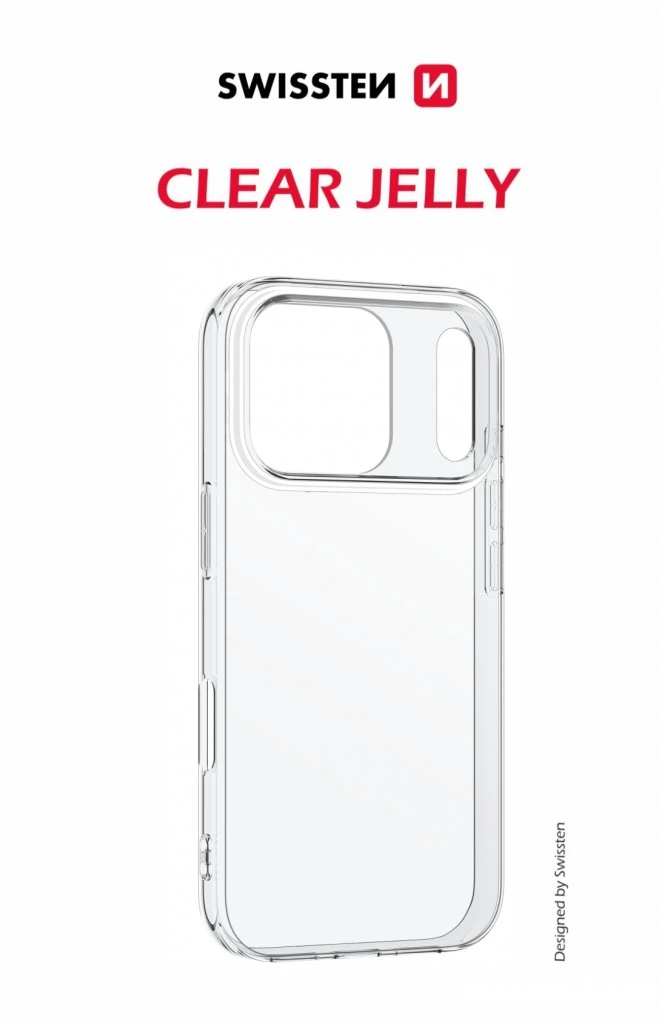Clear jelly case swissten transparent p/u apple iphone 17 pro 2
