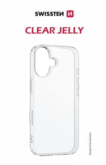 Clear jelly case swissten transparent p/u apple iphone 17 2