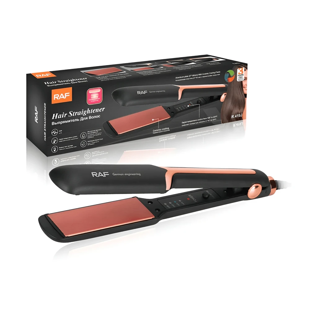 Raf hair straightener r.419j, 45w, black 3