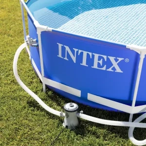 Бассейн intex metal frame 244 × 244 × 76 см Thumbnail 3