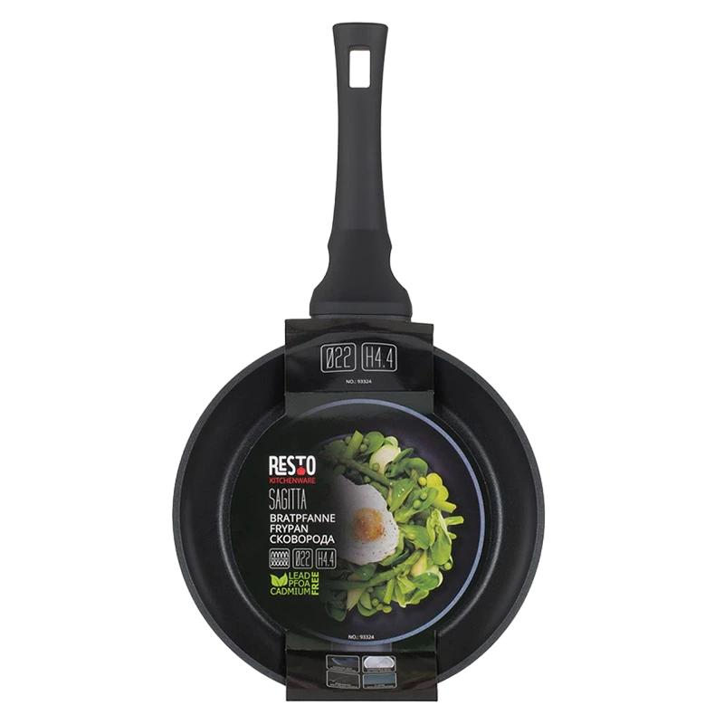 Tigaie resto 93325, 24cm, negru 7