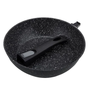 Tigaie adâncă resto 93040, 24cm, negru Thumbnail 4
