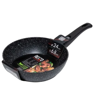 Tigaie adâncă resto 93040, 24cm, negru Thumbnail 11