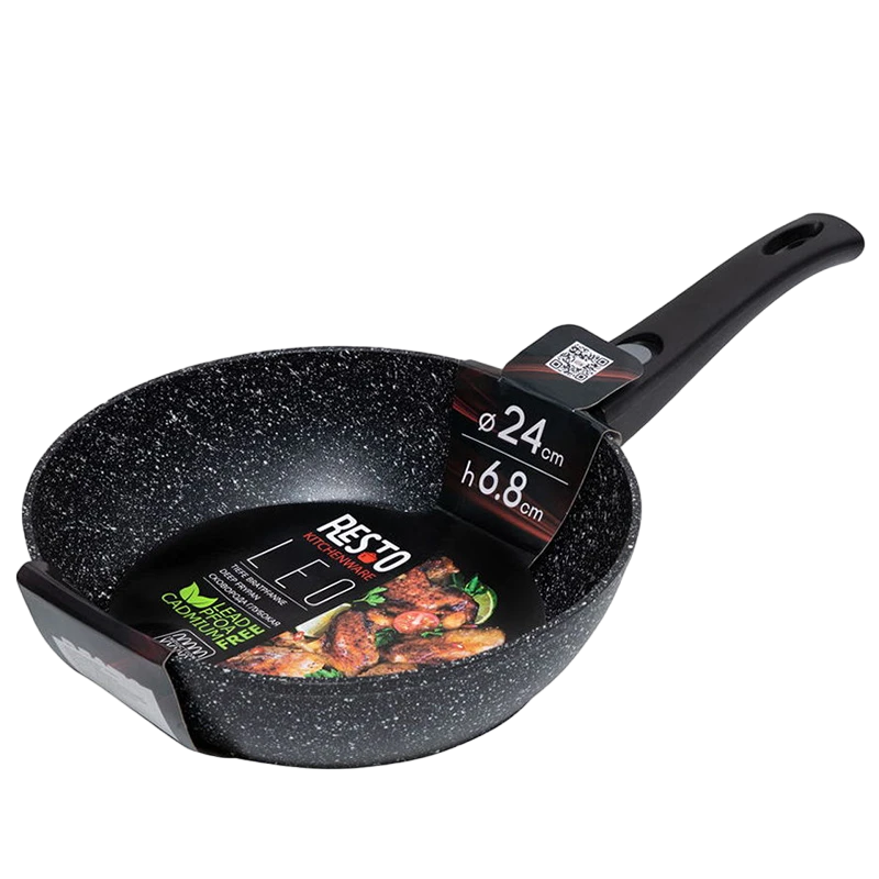 Tigaie adâncă resto 93040, 24cm, negru 11