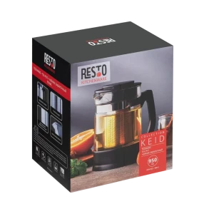 Заварочный чайник resto 90512, 0,95л, чёрный Thumbnail 5
