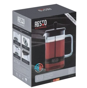 Cafetiera french press resto 90503, 0,6l, negru Thumbnail 8