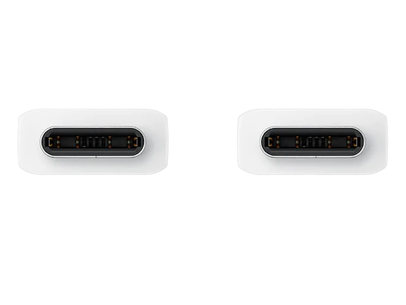 Кабель для зарядки и синхронизации samsung usb-c to usb-c cable 5a, usb type-c/usb type-c, 1,8м, белый 4