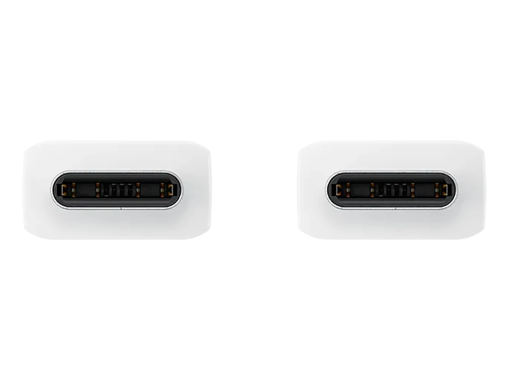 Кабель для зарядки и синхронизации samsung usb-c to usb-c cable 5a, usb type-c/usb type-c, 1,8м, белый 3