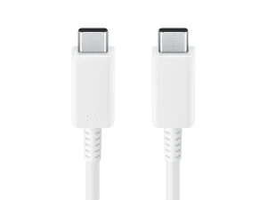 Кабель для зарядки и синхронизации samsung usb-c to usb-c cable 5a, usb type-c/usb type-c, 1,8м, белый Thumbnail 2