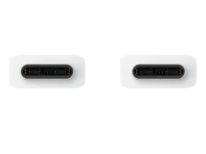Кабель для зарядки и синхронизации samsung usb-c to usb-c cable 5a, usb type-c/usb type-c, 1,8м, белый Thumbnail 4